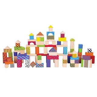 New Classic Toys - Baril de Cubes - Fantaisies - 100 pièces